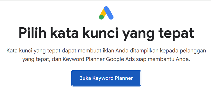 Cara Menggunakan Google Keyword Planner, Mudah dan Cepat!