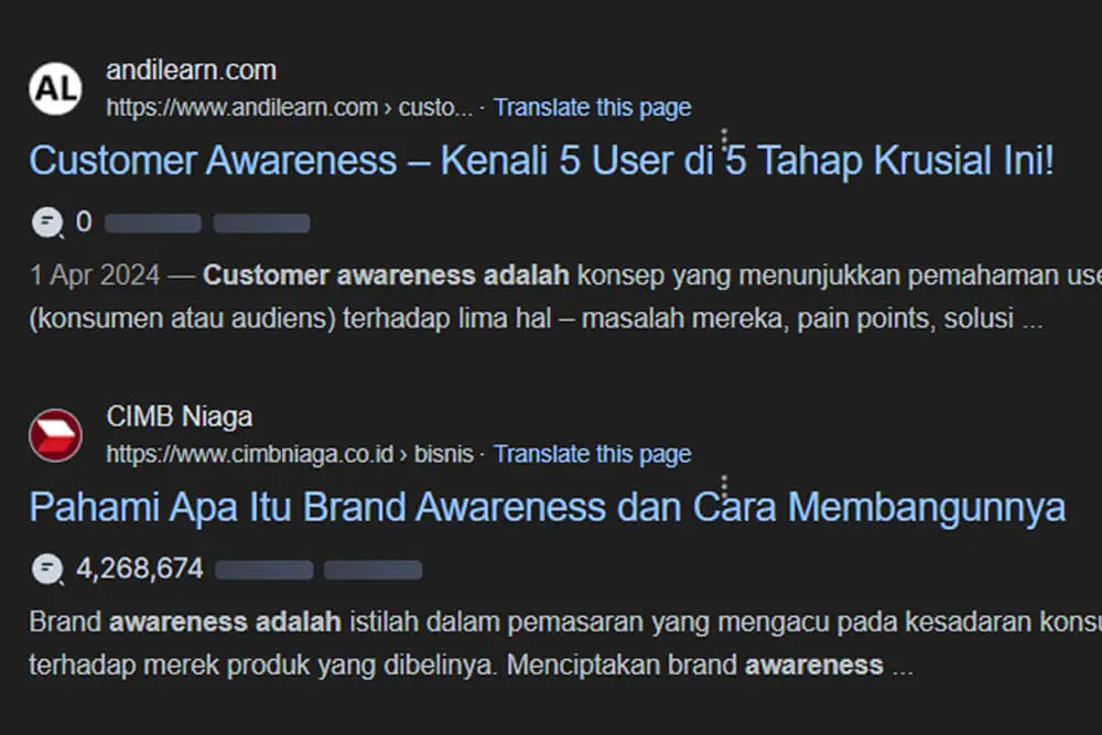 Page authority gak berhubungan dengan ranking