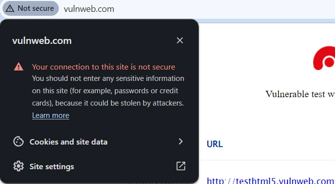 Tampilan HTTP