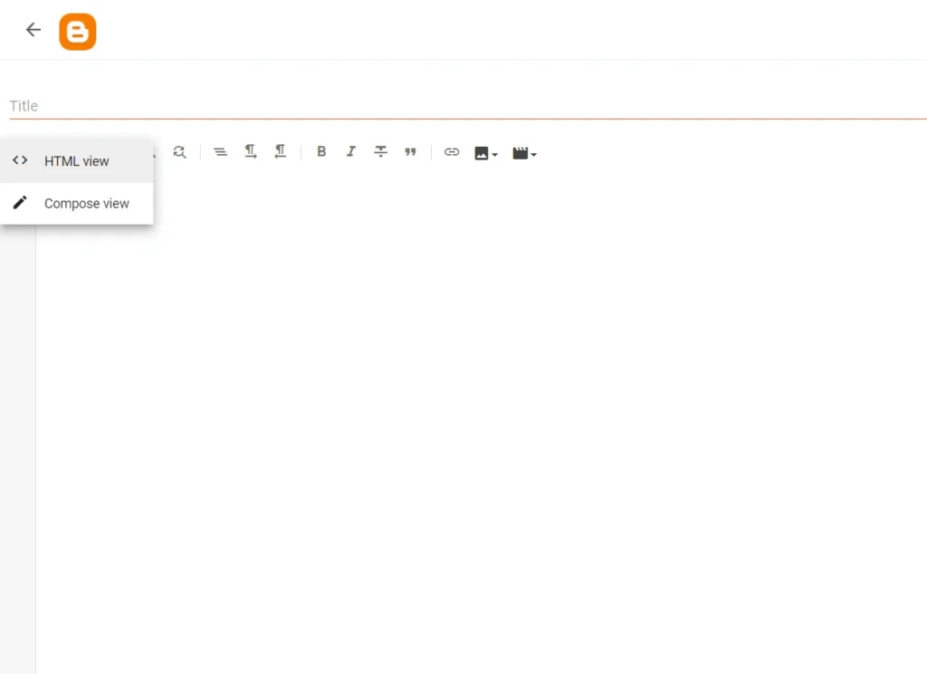Tampilan page di Blogger