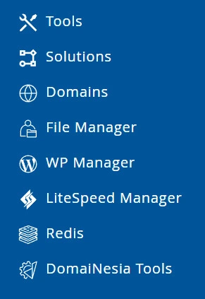 Tampilan Button di cPanel