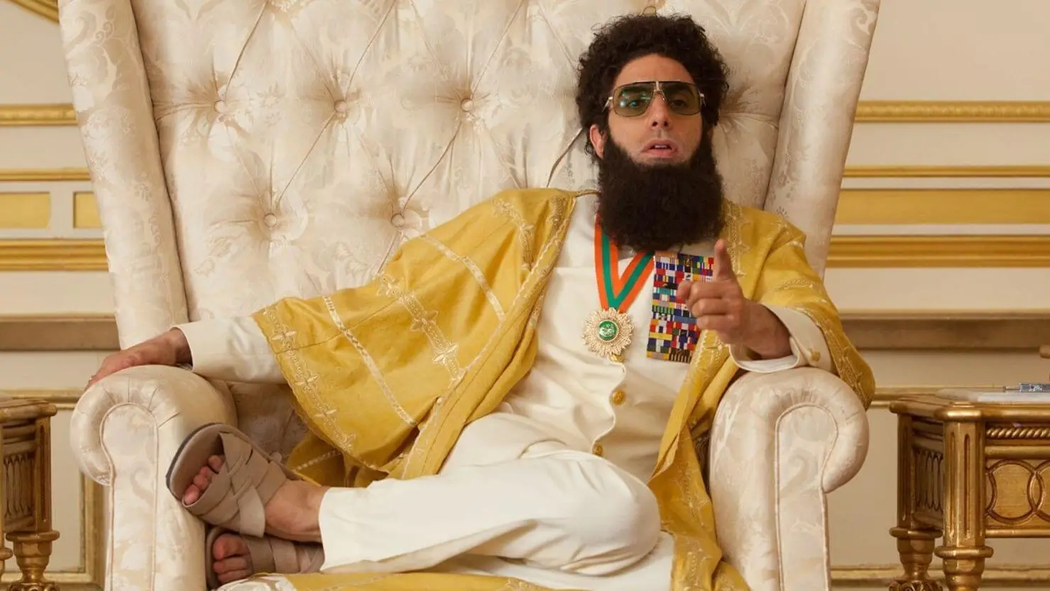 Sebuah adegan di film The Dictator